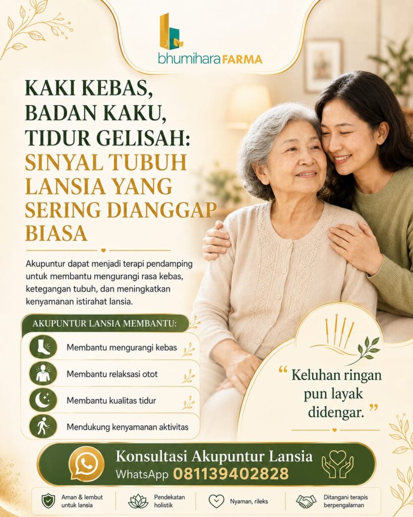 terapi akupunktur kaki kebas